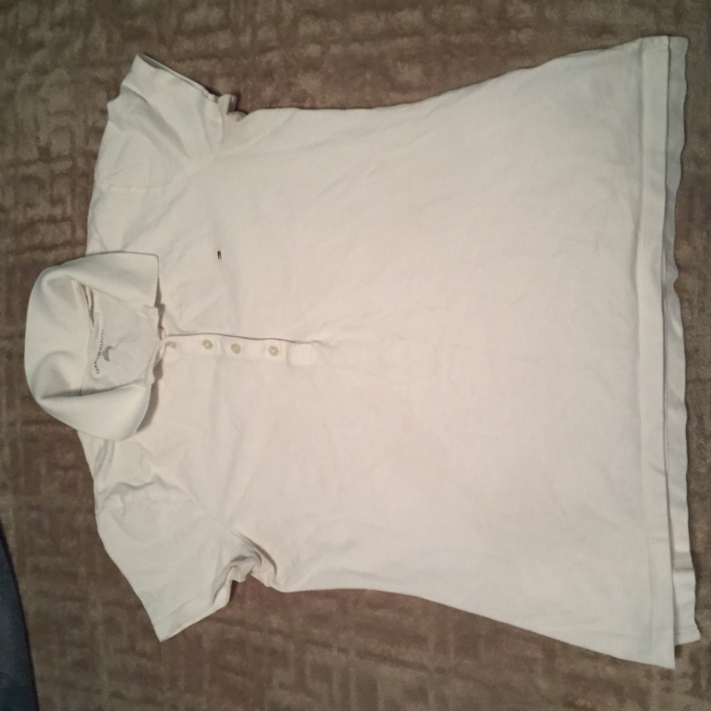 Tommy Hilfiger White Short Sleeve Polo